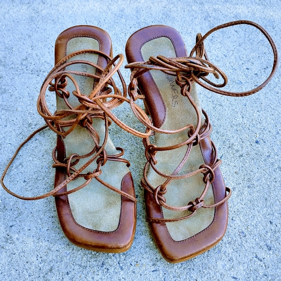 SLINFL WERS Lace-up Strappy Women's shoes - Picture 2 of 10